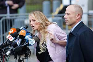 Stormy Daniels files defamation lawsuit against Donald Trump over 'con job' twee