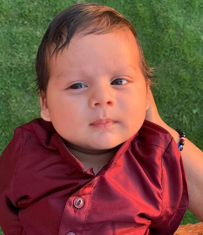 Zain Kapoor: Amidst Diwali celebrations in 2018, Shahid Kapoor's wife Mira Rajput gave their fans a cute bundle of surprise by uploading a cute picture of their second child - Zain Kapoor on Instagram, and captioned it 'Hello World'. This was the first picture of Shahid Kapoor and Mira Rajput Kapoor's two-months-old baby boy.