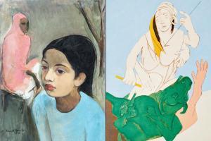 Amrita Sher-Gil's Little Girl in Blue goes for Rs 18 crore