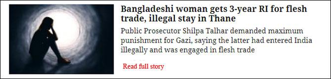 Bangladeshi Woman Gets 3-Year RI For Flesh Trade, Illegal Stay In Thane