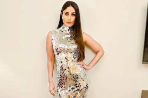 Photo: Kareena Kapoor is a shiny disco ball in this mirror glass outfit