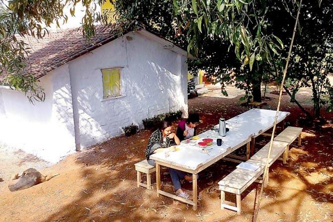 Atul Kumar Started The Company Theatre Workspace in Kamshet. It has a big hall, living quarters and an outdoor space