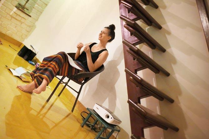 Kalki Koechlin and Bhushan Korgaonkar (below) have rehearsed and conducted workshops at TARPA in Sonale, Wada