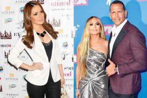 Cynthia Scurtis, Jennifer Lopez and Alex Rodriguez