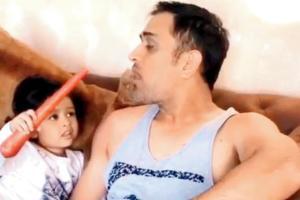 Papa MS Dhoni is daughter Ziva's Bugs Bunny