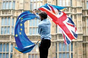 European Union, UK shake hands on post-divorce deal