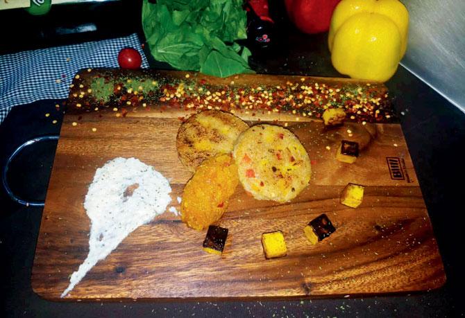 quinoa summer squash patty