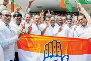 Cong-JD(S) trounces BJP 4-1 in Karnataka polls