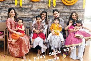 Taimur Ali Khan and Inaaya Naumi Kemmu ring in to the festive spirit