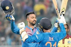 1st T20I: India beat West Indies but not without a scare