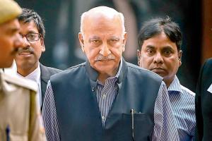 M J Akbar records statement, says allegations are 'scurrilous'