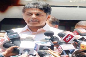 Manish Tewari: 2019 election not about replacing one govt with another
