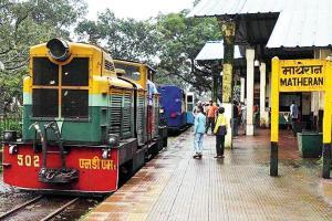 Matheran's toy train gets ready to roll