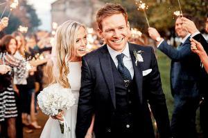 Eoin Morgan marries girlfriend Tara Ridgway