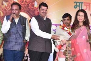 Poonam Dhillon now Mumbai BJP VP; wants to be hardcore worker