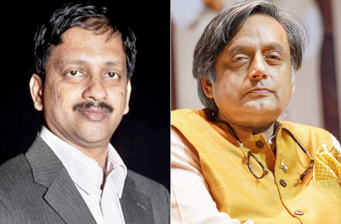 Radhakrishnan Nair and Shashi Tharoor