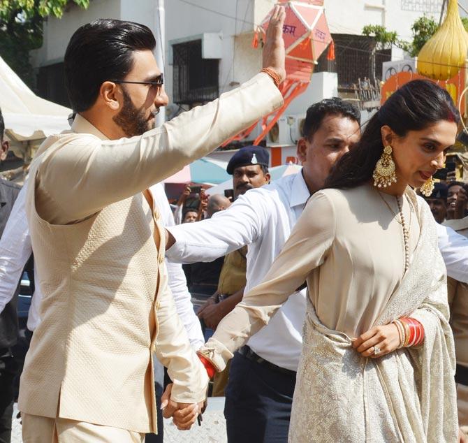 Ranveer Singh and Deepika Padukone