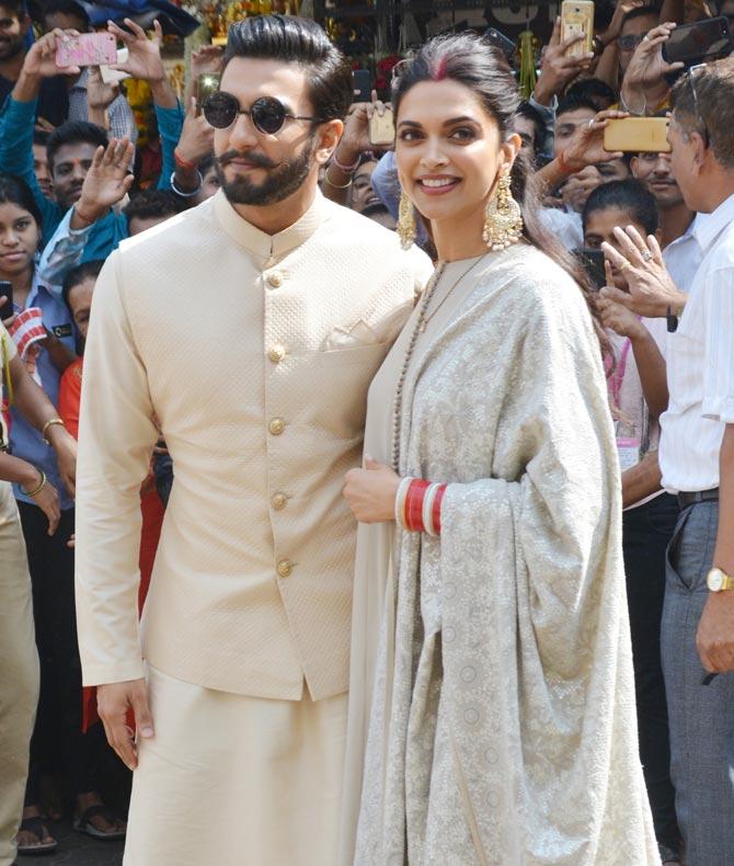 Ranveer Singh and Deepika Padukone