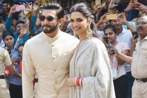 Ranveer Singh and Deepika Padukone visit Siddhivinayak Temple
