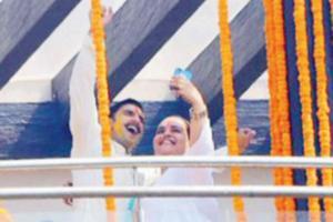 Ranveer Singh kicks off wedding festivities; Catch photos!