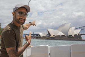 Shikhar Dhawan enjoys the sights and sound of Sydney, Australia