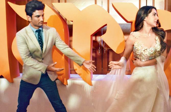 Sushant Singh Rajput and Sara Ali Khan