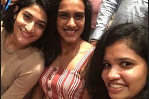 Ashwini Ponnappa's day out with PV Sindhu and other shuttlers