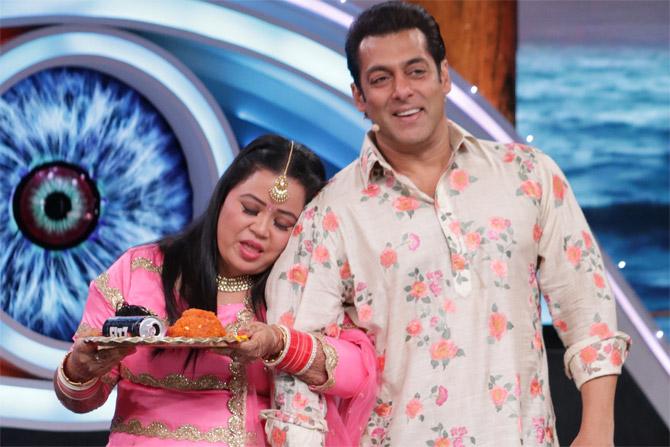 Bharti Singh and Salman Khan