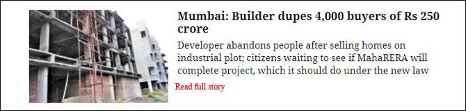 Mumbai: Builder Dupes 4,000 Buyers Of Rs 250 Crore
