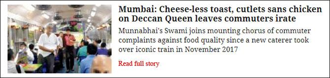Mumbai: Cheese-Less Toast, Cutlets Sans Chicken On Deccan Queen Leaves Commuters Irate