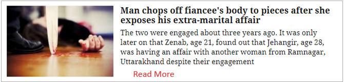 Man chops off fiancee