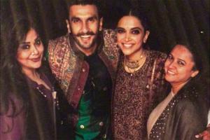 DeepVeer wedding's inside photos: The couple pose with their team