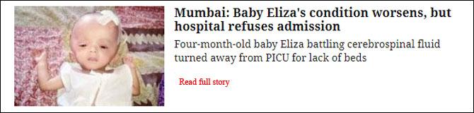 Mumbai: Baby Eliza