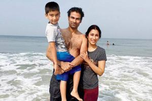 Mohammad Kaif gets beach time with wife Pooja and son Kabir