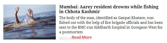 Chhota Kashmir drowning