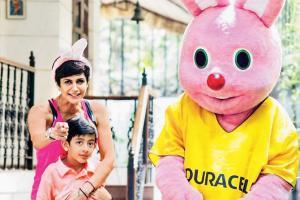 Mandira Bedi to run in a marathon with her son Vir