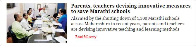 Parents, Teachers Devising Innovative Measures To Save Marathi Schools