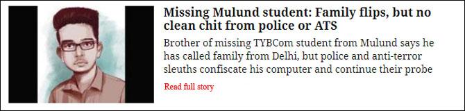 Missing Mulund Student: Family Flips, But No Clean Chit From Police Or ATS