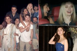 Photos: Priyanka Chopra, Nick Jonas party with their friends in Mumbai