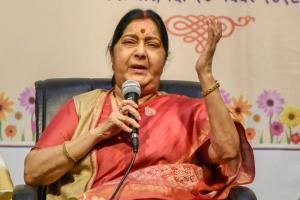 Swaraj: Kartarpur corridor not connected with dialogue with Pakistan