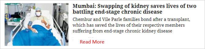 Mumbai: Swapping of kidney saves lives of two battling end-stage chronic disease