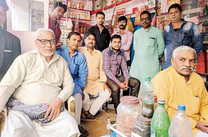 Munir Khan, Shahid Siddiqui, Sajid Khan, Bhagwatiprasad (extreme right) hope that politicos won