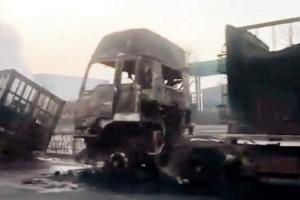 Truck laden with chemicals explodes in China, kills 22