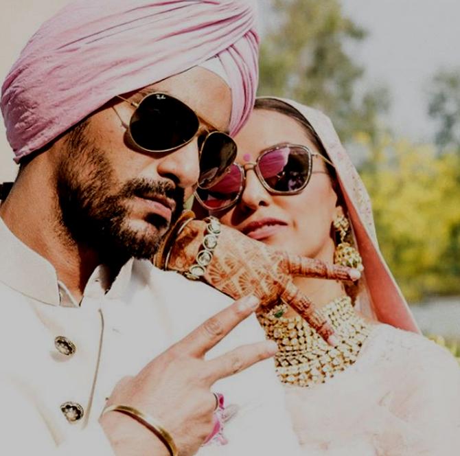 Neha Dhupia and Angad Bedi made the announcement via social media. 'Best decision of my life... Today, I married my best friend. Hello there, husband! Angad Bedi,' Neha posted on her official Instagram page along with a photograph from their wedding ceremony. Angad also posted: 'Best friend... now wife! Well, Hello there Mrs Bedi! Neha Dhupia.'