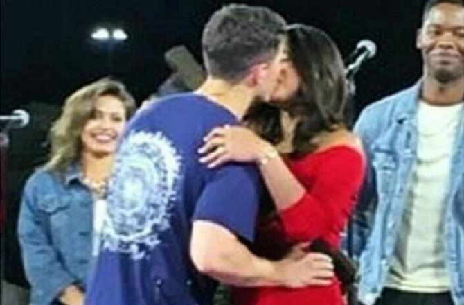 Priyanka Chopra and Nick Jonas locked lips after Priyanka wished him on stage post the show. Nick had celebrated PeeCee's 36th birthday in July by proposing to her. The duo met via common friends, fell in love, brought their families together, and now, accept each other in front of the entire world. This will surely make you believe in love!