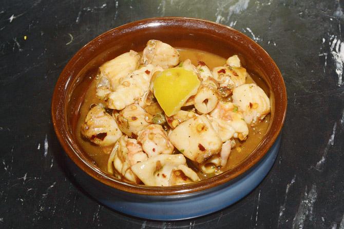 Seafood lime and chilly 