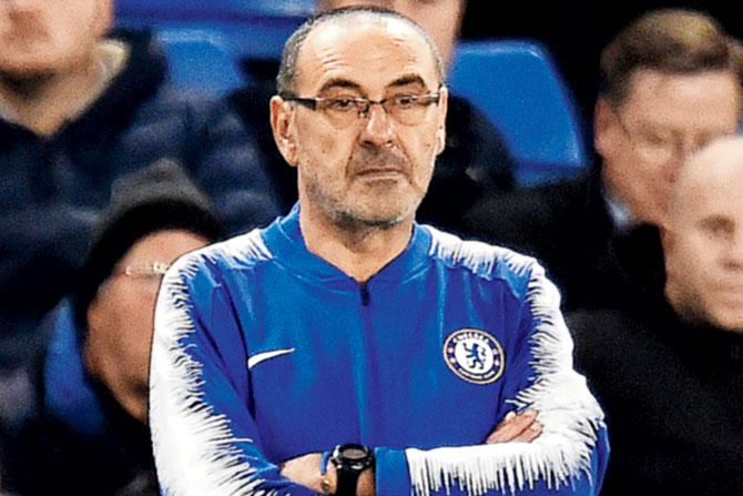 Chelsea manager Maurizio Sarri