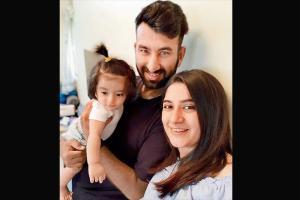 Cheteshwar Pujara is the ideal family man!