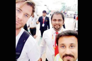 Superhero Thor aka Chris Hemsworth shoots in Ahmedabad