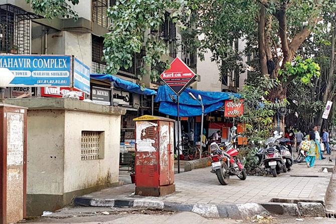 Haphazardly parked cars block footpaths in Mulund East. Bikes on a footpath on LBS Marg in Mulund West; haphazardly parked cars block footpaths in Mulund East. Pics/Sameer Markande